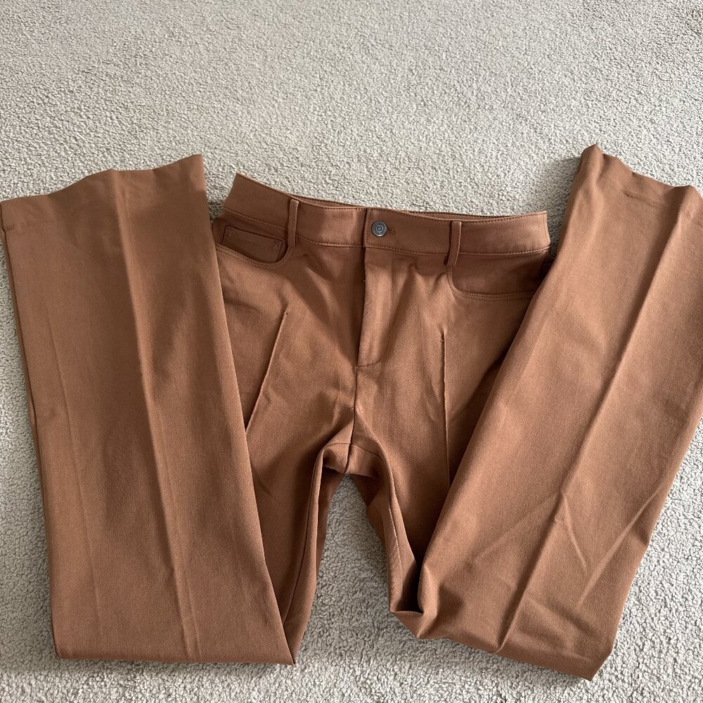 LOFT Women's Boot Cut Pants in Warm Tan